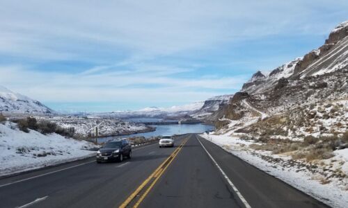 Highway seen from ABGL truck
